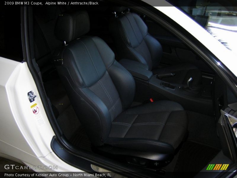 Alpine White / Anthracite/Black 2009 BMW M3 Coupe