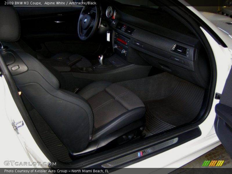 Alpine White / Anthracite/Black 2009 BMW M3 Coupe