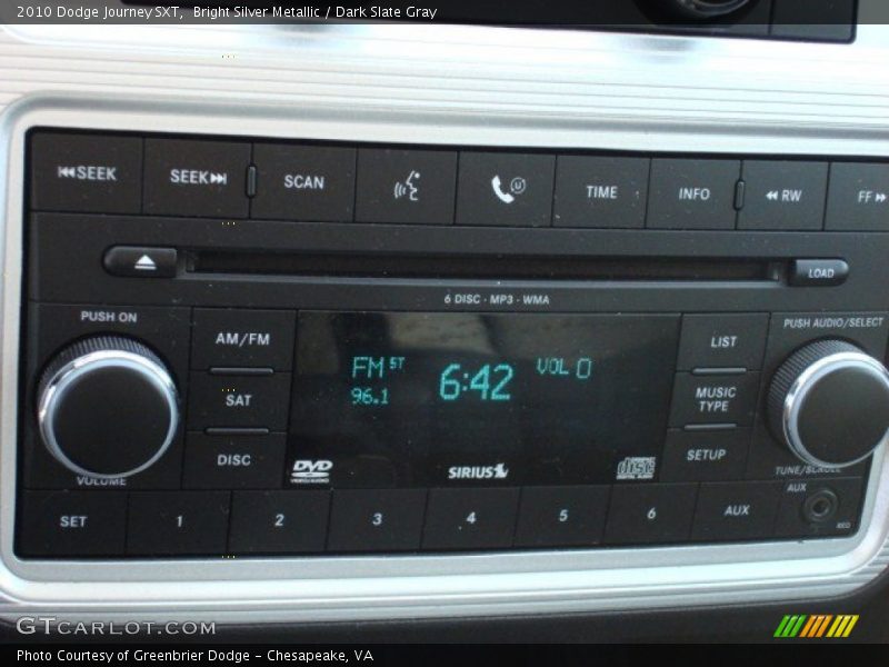 Bright Silver Metallic / Dark Slate Gray 2010 Dodge Journey SXT