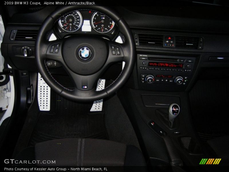 Alpine White / Anthracite/Black 2009 BMW M3 Coupe