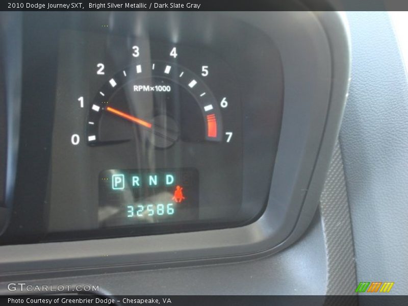Bright Silver Metallic / Dark Slate Gray 2010 Dodge Journey SXT