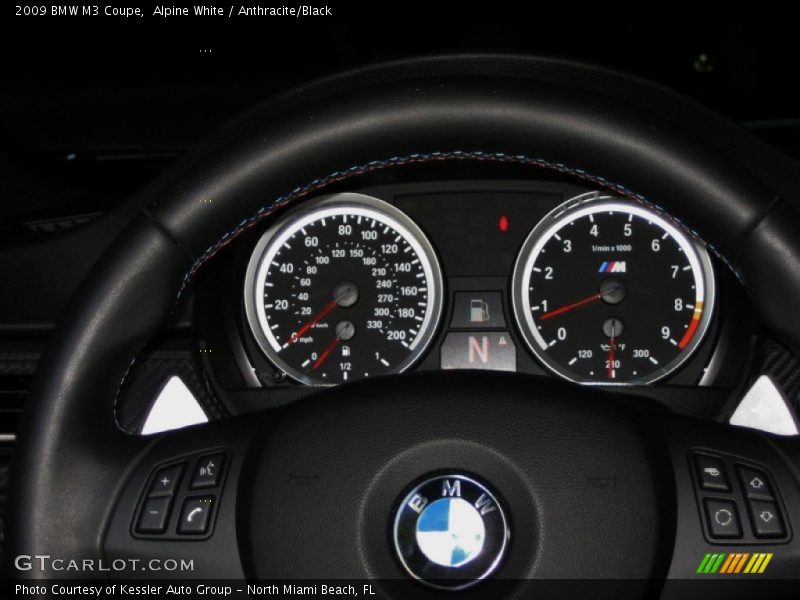 Alpine White / Anthracite/Black 2009 BMW M3 Coupe