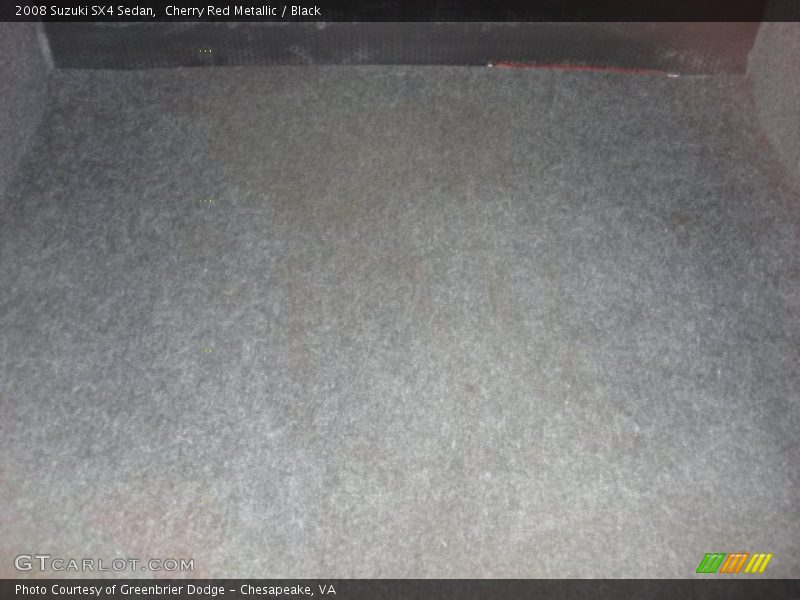 Cherry Red Metallic / Black 2008 Suzuki SX4 Sedan