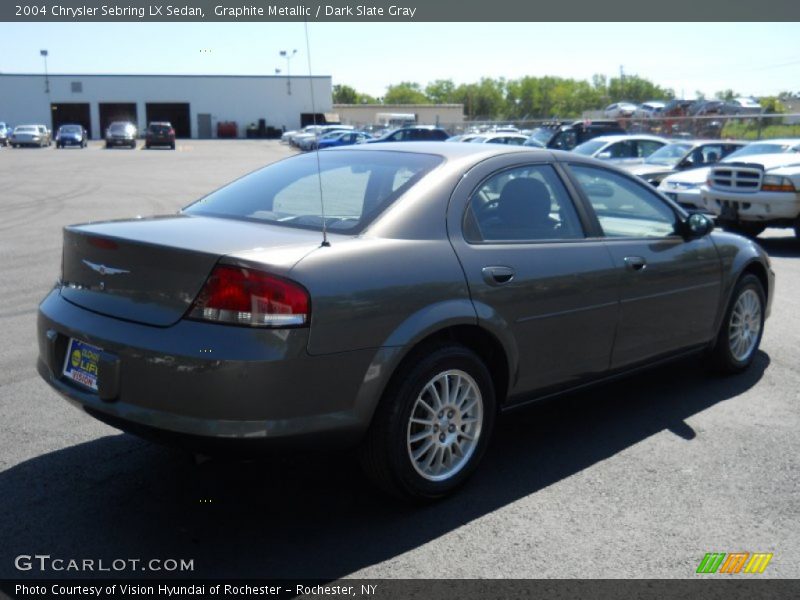 Graphite Metallic / Dark Slate Gray 2004 Chrysler Sebring LX Sedan
