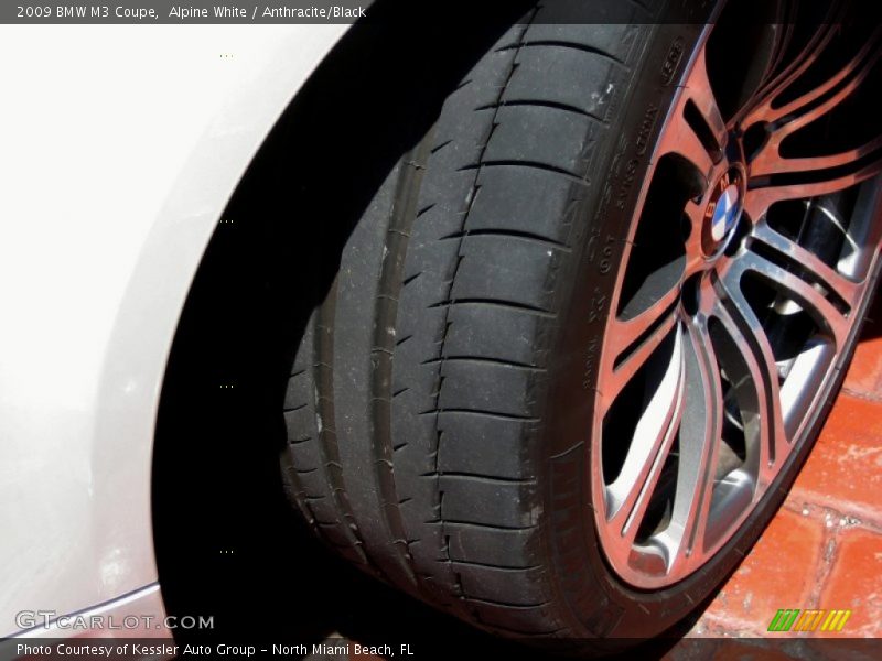 Alpine White / Anthracite/Black 2009 BMW M3 Coupe