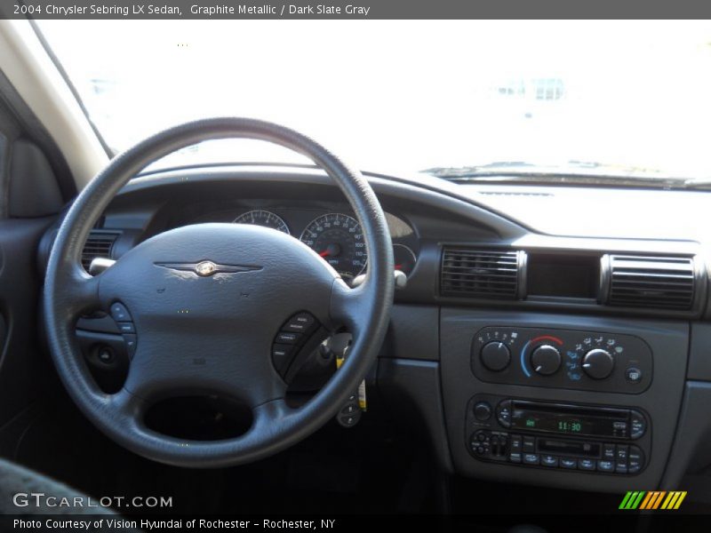 Graphite Metallic / Dark Slate Gray 2004 Chrysler Sebring LX Sedan
