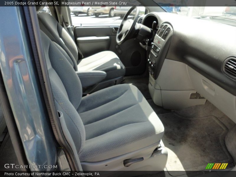 Magnesium Pearl / Medium Slate Gray 2005 Dodge Grand Caravan SE