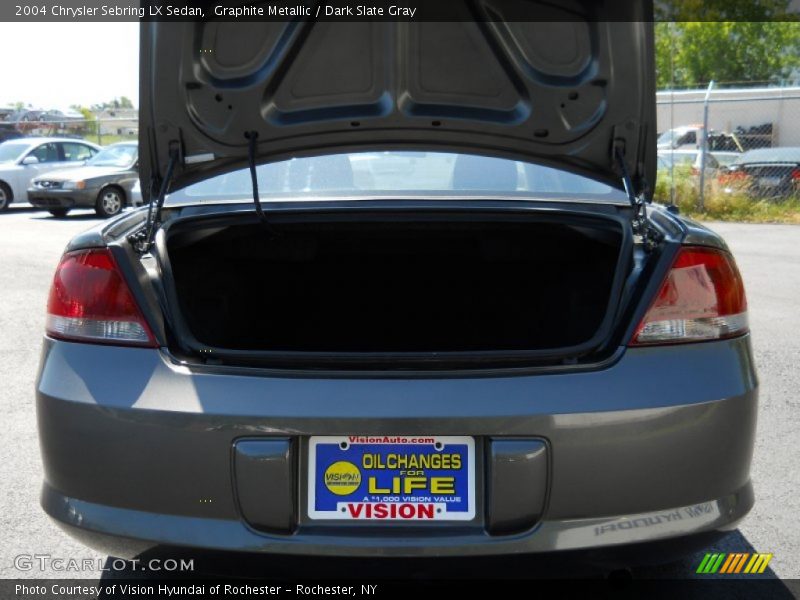 Graphite Metallic / Dark Slate Gray 2004 Chrysler Sebring LX Sedan