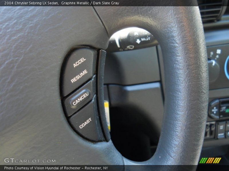 Graphite Metallic / Dark Slate Gray 2004 Chrysler Sebring LX Sedan