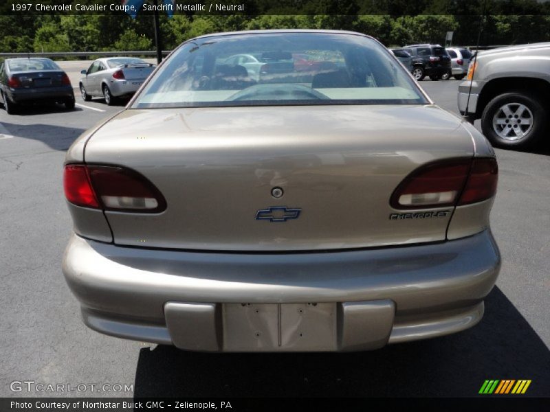 Sandrift Metallic / Neutral 1997 Chevrolet Cavalier Coupe