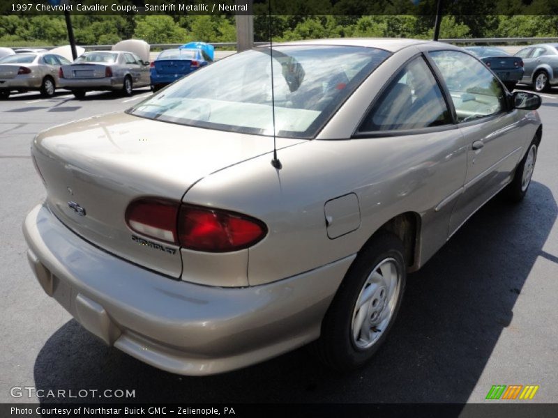 Sandrift Metallic / Neutral 1997 Chevrolet Cavalier Coupe