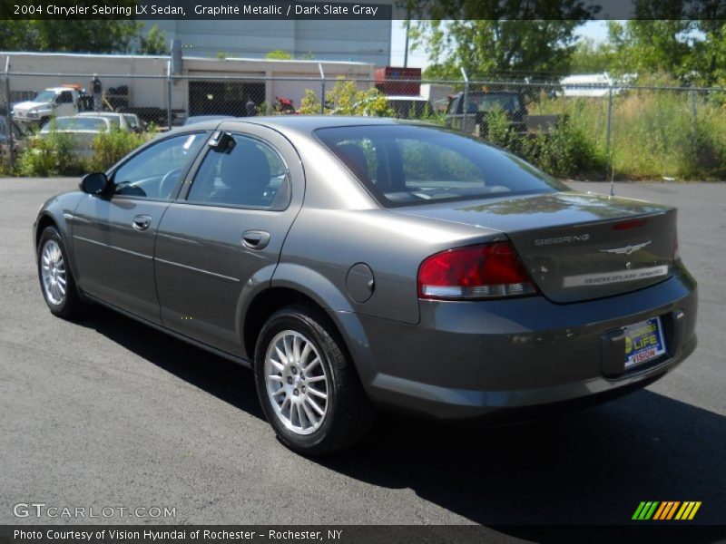 Graphite Metallic / Dark Slate Gray 2004 Chrysler Sebring LX Sedan