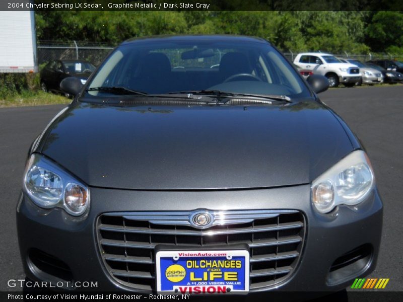 Graphite Metallic / Dark Slate Gray 2004 Chrysler Sebring LX Sedan