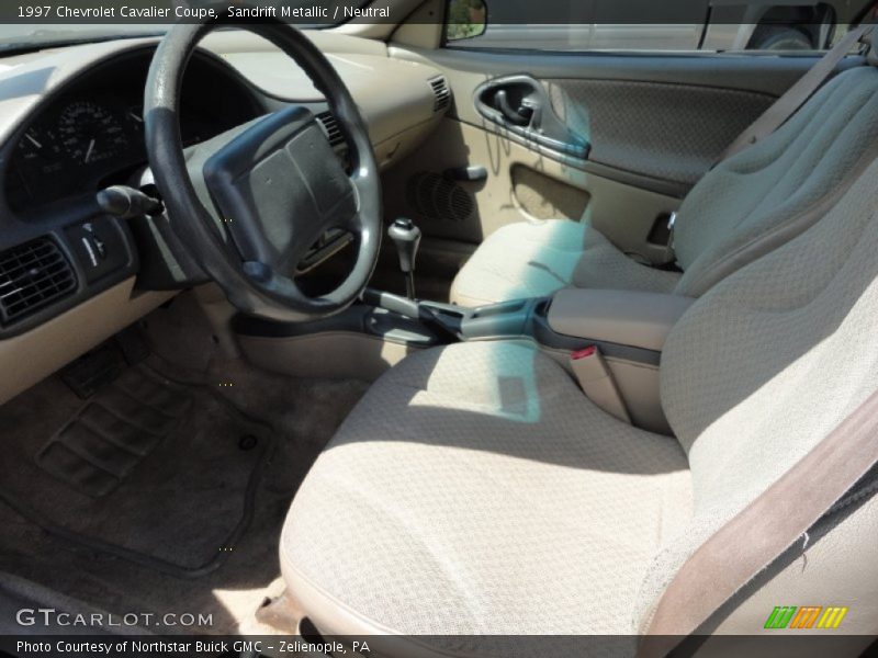 Sandrift Metallic / Neutral 1997 Chevrolet Cavalier Coupe