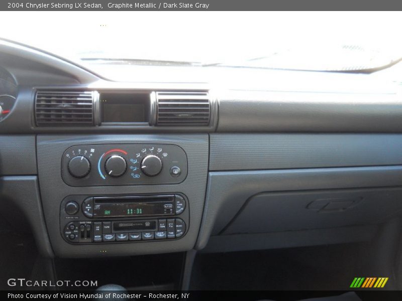 Graphite Metallic / Dark Slate Gray 2004 Chrysler Sebring LX Sedan
