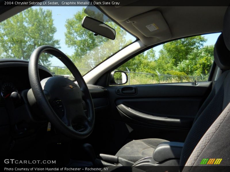 Graphite Metallic / Dark Slate Gray 2004 Chrysler Sebring LX Sedan