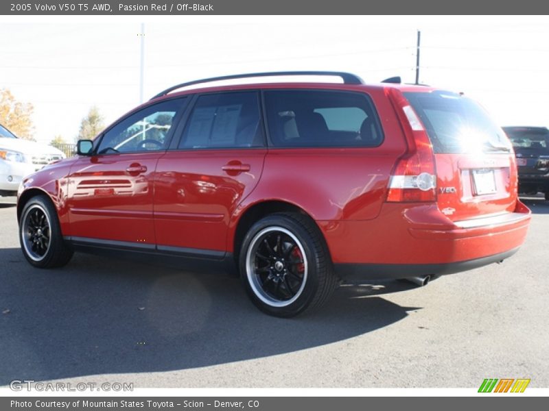Passion Red / Off-Black 2005 Volvo V50 T5 AWD