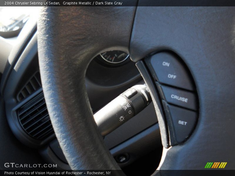 Graphite Metallic / Dark Slate Gray 2004 Chrysler Sebring LX Sedan