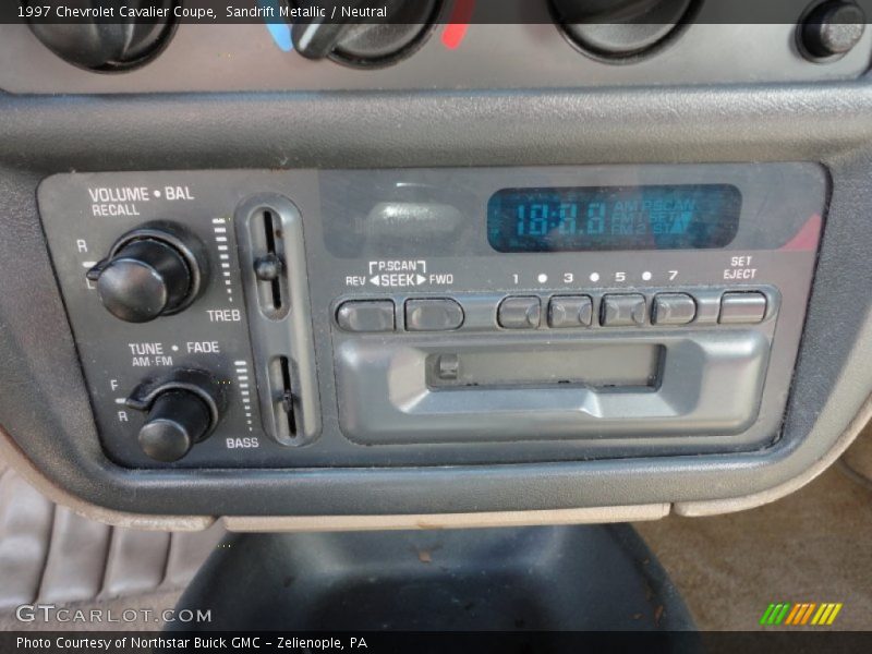 Controls of 1997 Cavalier Coupe