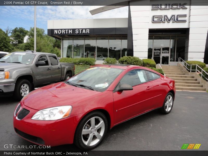 Crimson Red / Ebony 2006 Pontiac G6 GTP Coupe