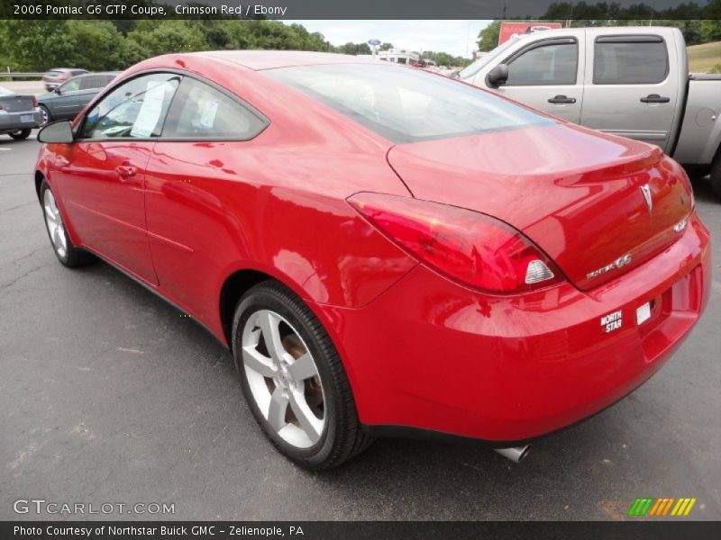 Crimson Red / Ebony 2006 Pontiac G6 GTP Coupe