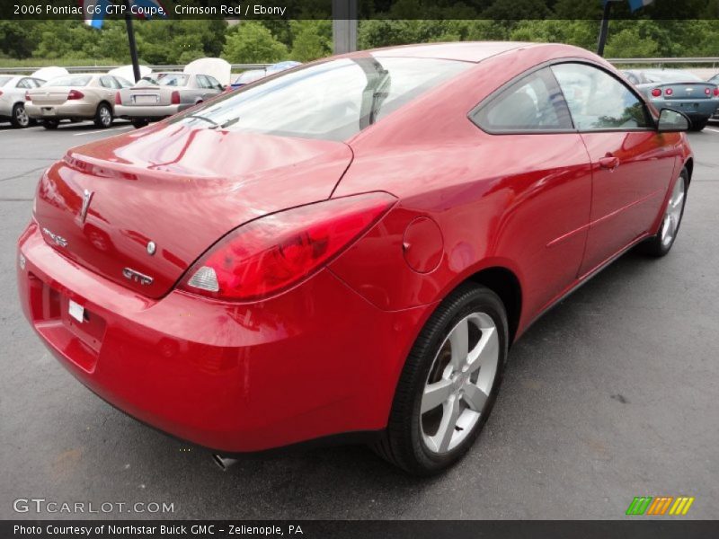 Crimson Red / Ebony 2006 Pontiac G6 GTP Coupe
