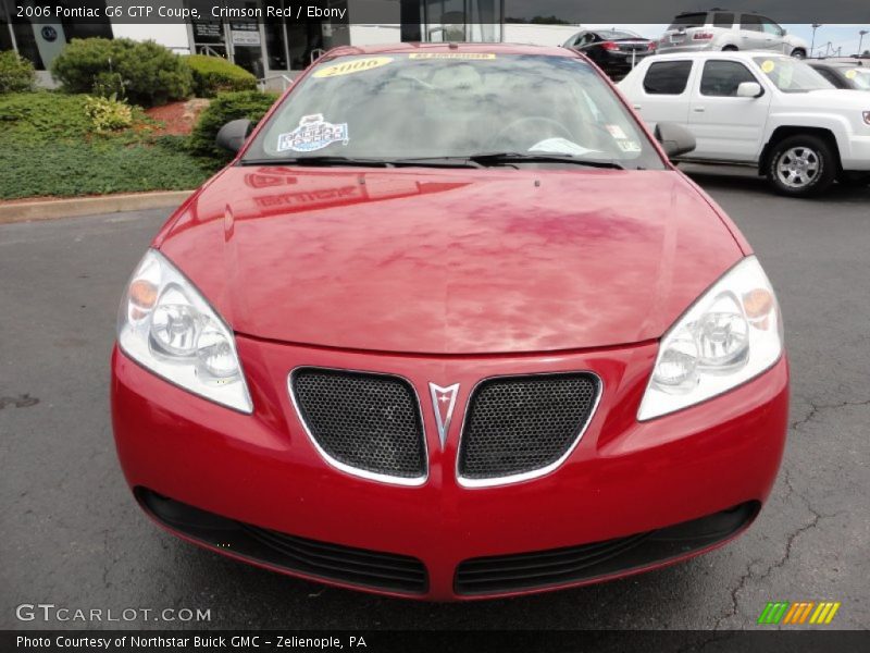 Crimson Red / Ebony 2006 Pontiac G6 GTP Coupe
