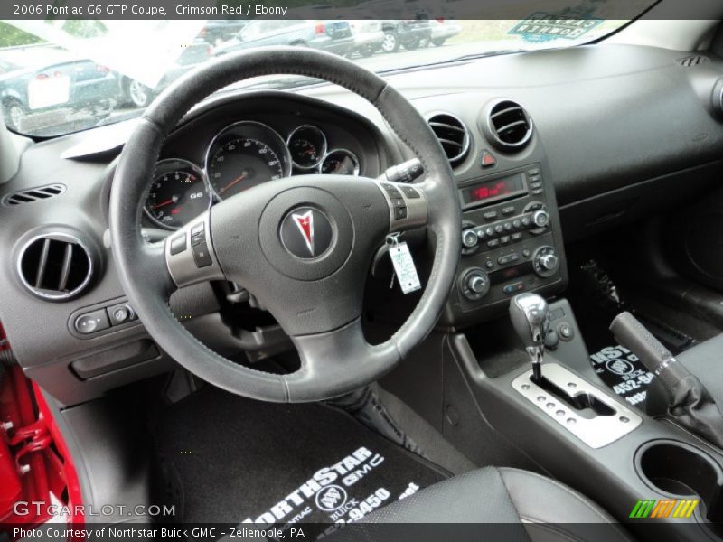 Crimson Red / Ebony 2006 Pontiac G6 GTP Coupe