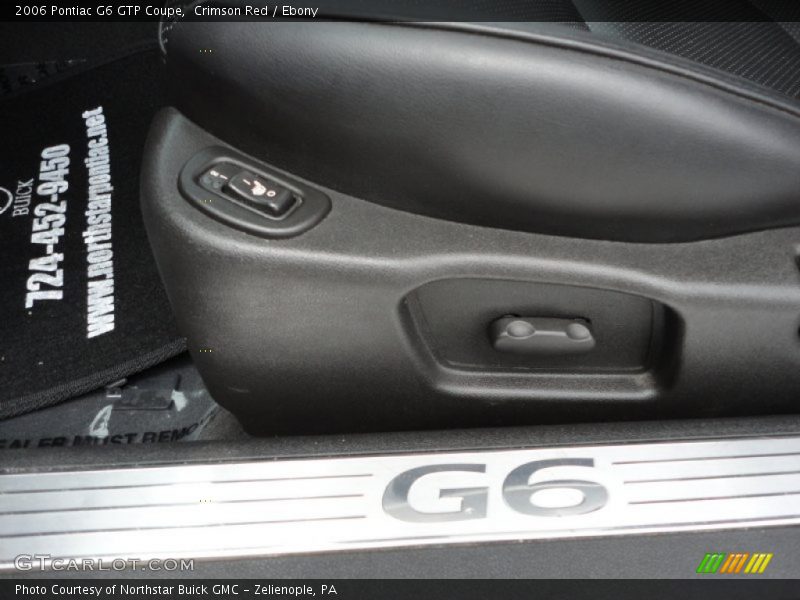 Crimson Red / Ebony 2006 Pontiac G6 GTP Coupe