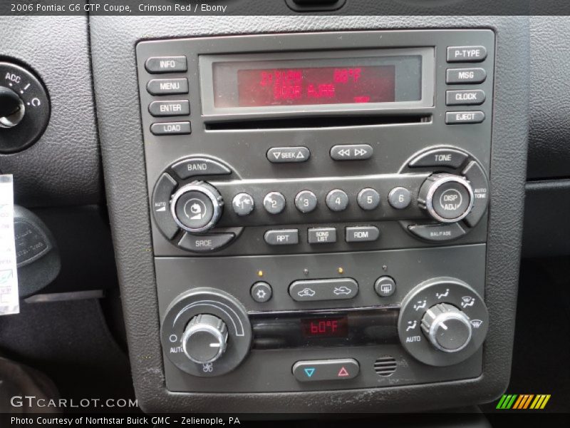 Crimson Red / Ebony 2006 Pontiac G6 GTP Coupe