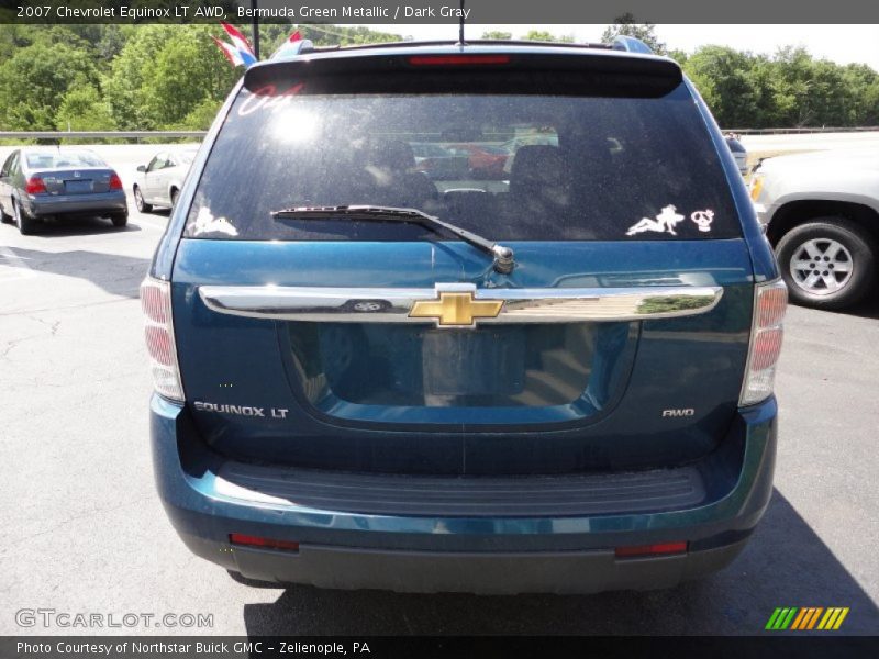 Bermuda Green Metallic / Dark Gray 2007 Chevrolet Equinox LT AWD