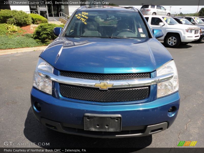 Bermuda Green Metallic / Dark Gray 2007 Chevrolet Equinox LT AWD