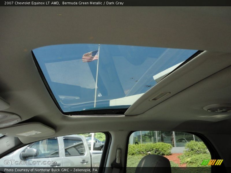 Bermuda Green Metallic / Dark Gray 2007 Chevrolet Equinox LT AWD