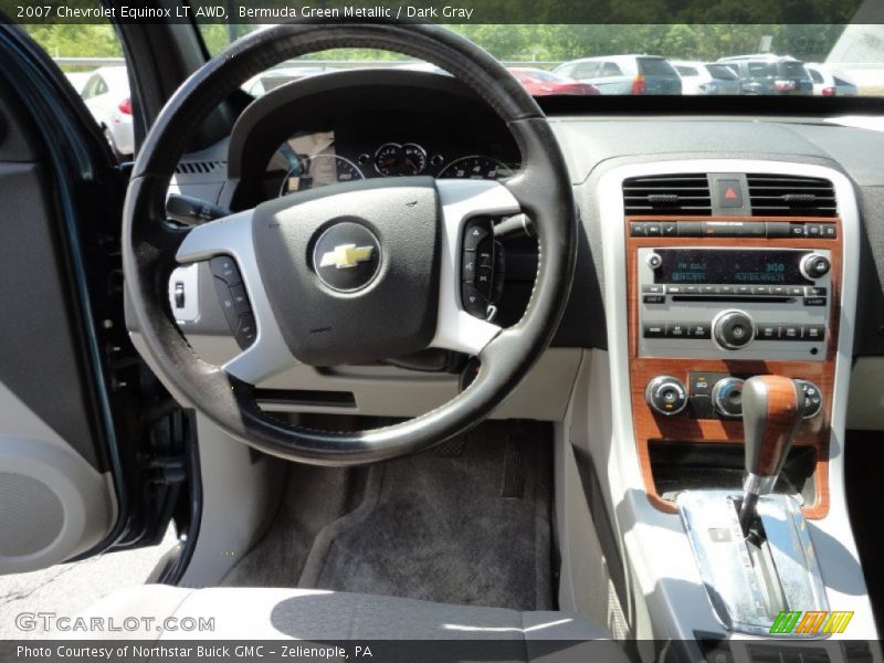 Bermuda Green Metallic / Dark Gray 2007 Chevrolet Equinox LT AWD
