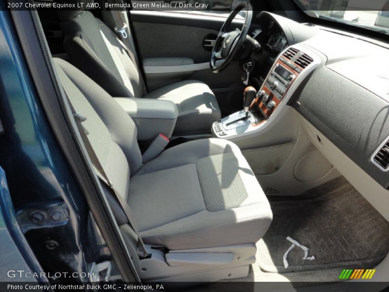 Bermuda Green Metallic / Dark Gray 2007 Chevrolet Equinox LT AWD