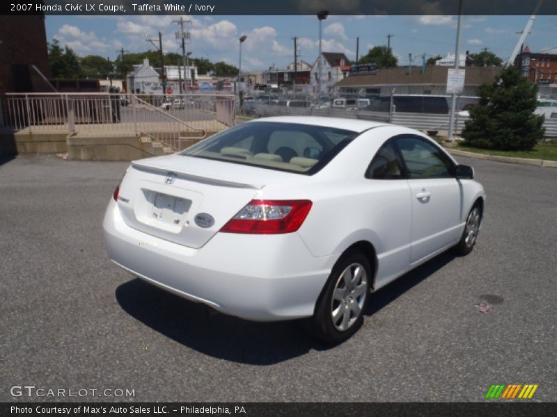 Taffeta White / Ivory 2007 Honda Civic LX Coupe
