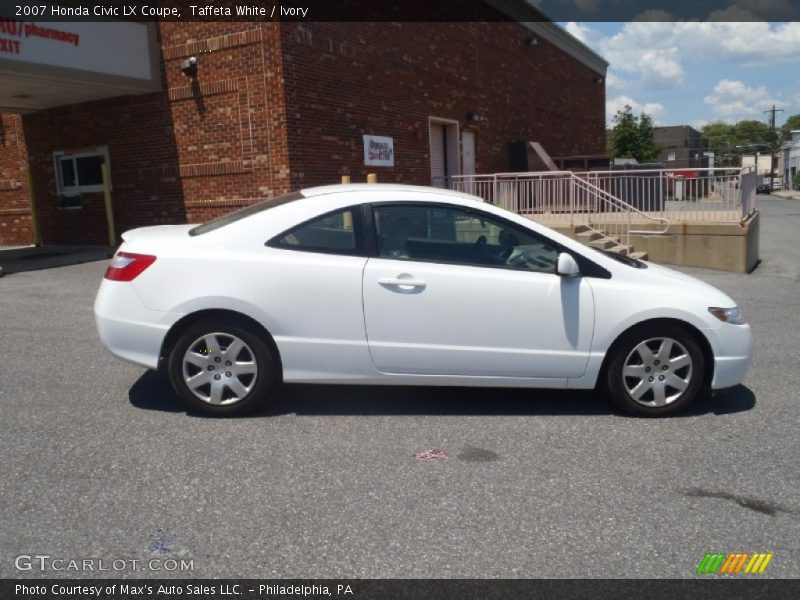 Taffeta White / Ivory 2007 Honda Civic LX Coupe
