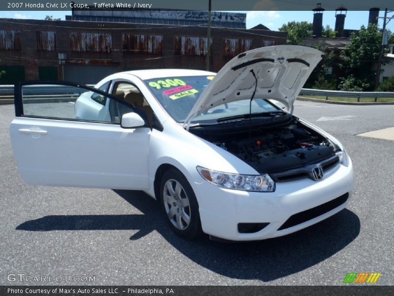 Taffeta White / Ivory 2007 Honda Civic LX Coupe