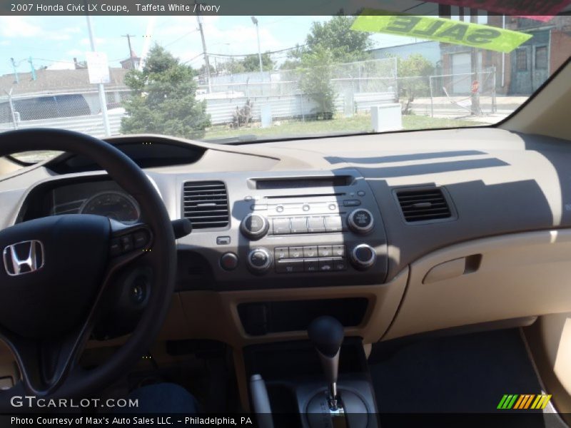 Taffeta White / Ivory 2007 Honda Civic LX Coupe