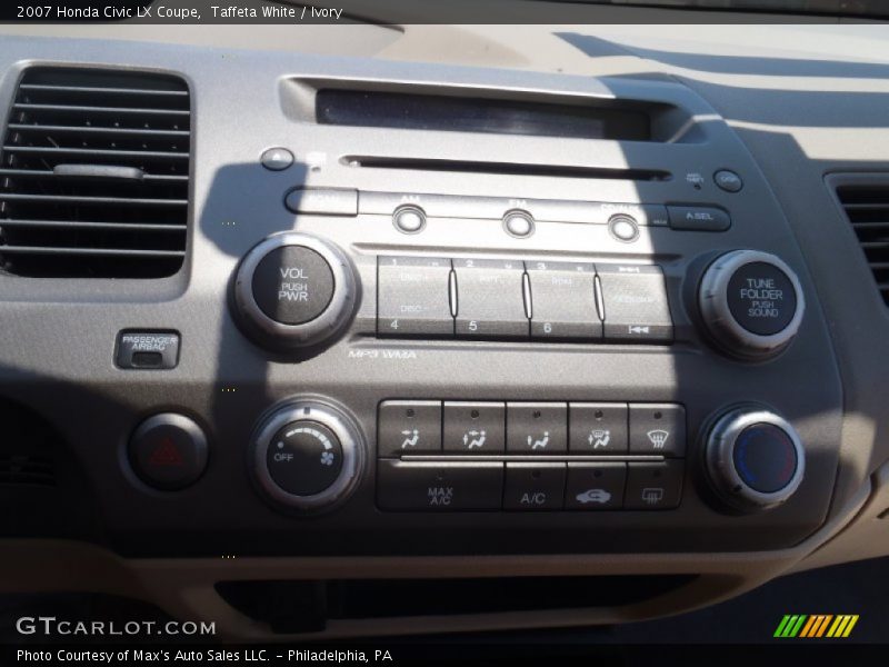 Taffeta White / Ivory 2007 Honda Civic LX Coupe