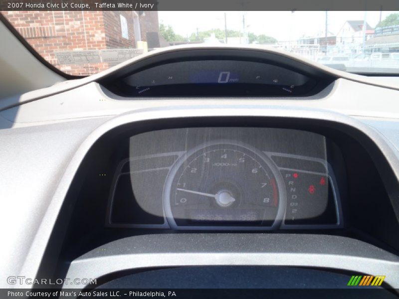 Taffeta White / Ivory 2007 Honda Civic LX Coupe