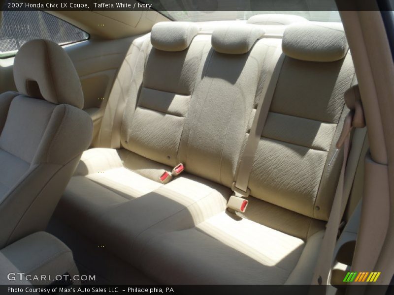 Taffeta White / Ivory 2007 Honda Civic LX Coupe