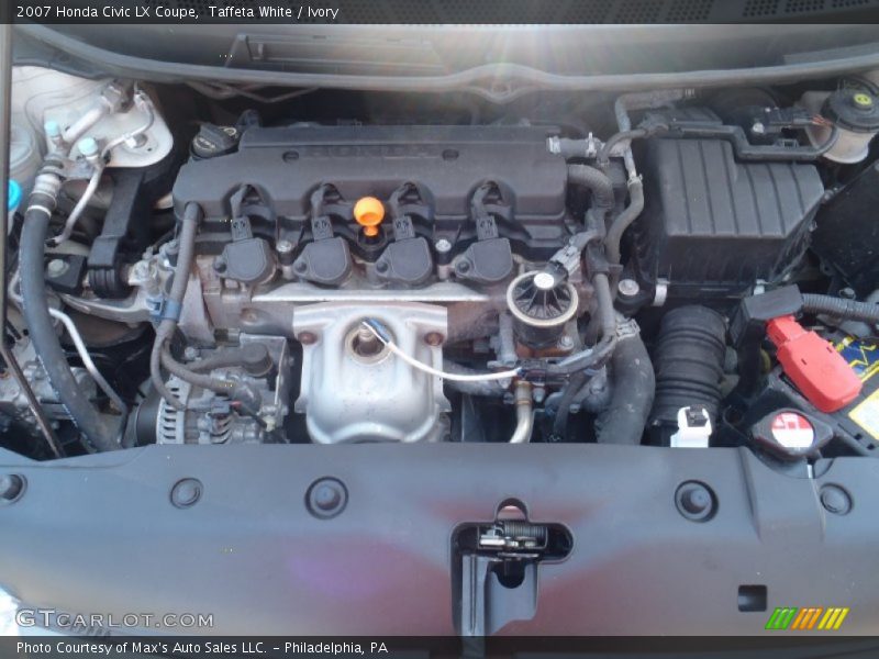 Taffeta White / Ivory 2007 Honda Civic LX Coupe