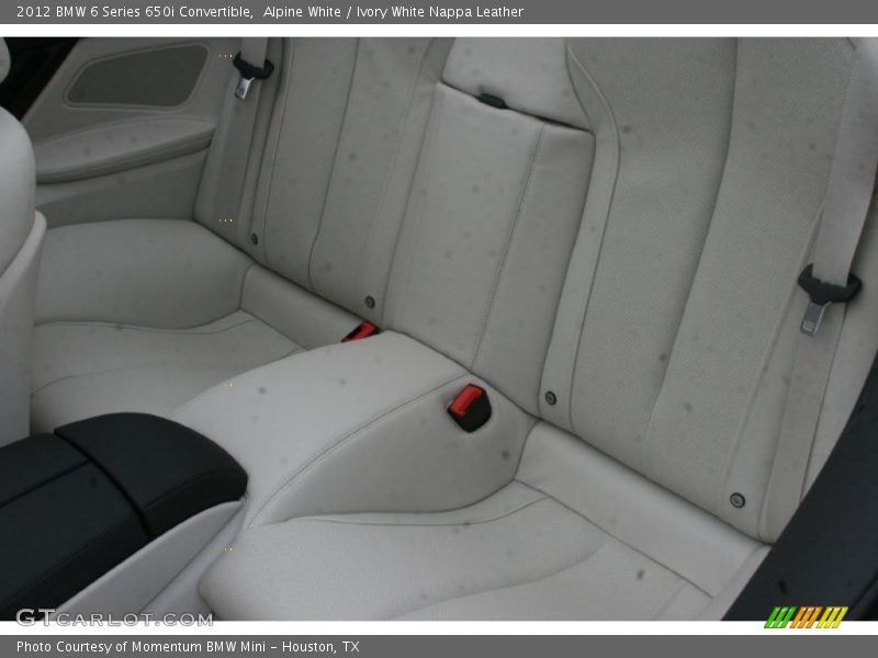 Alpine White / Ivory White Nappa Leather 2012 BMW 6 Series 650i Convertible