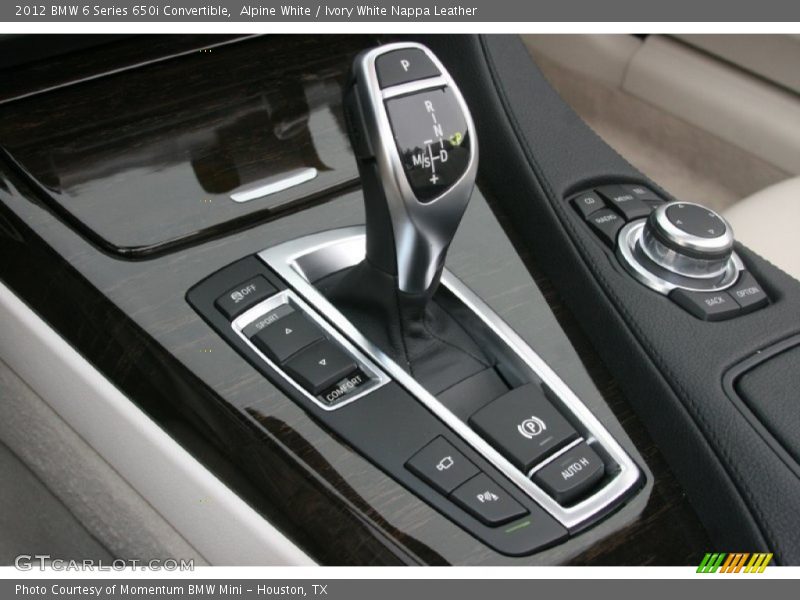  2012 6 Series 650i Convertible 8 Speed Sport Automatic Shifter