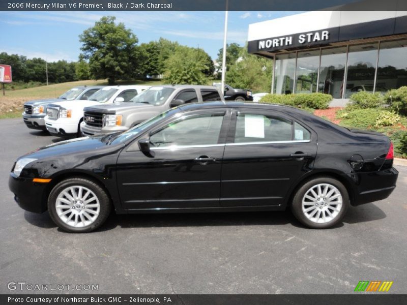 Black / Dark Charcoal 2006 Mercury Milan V6 Premier