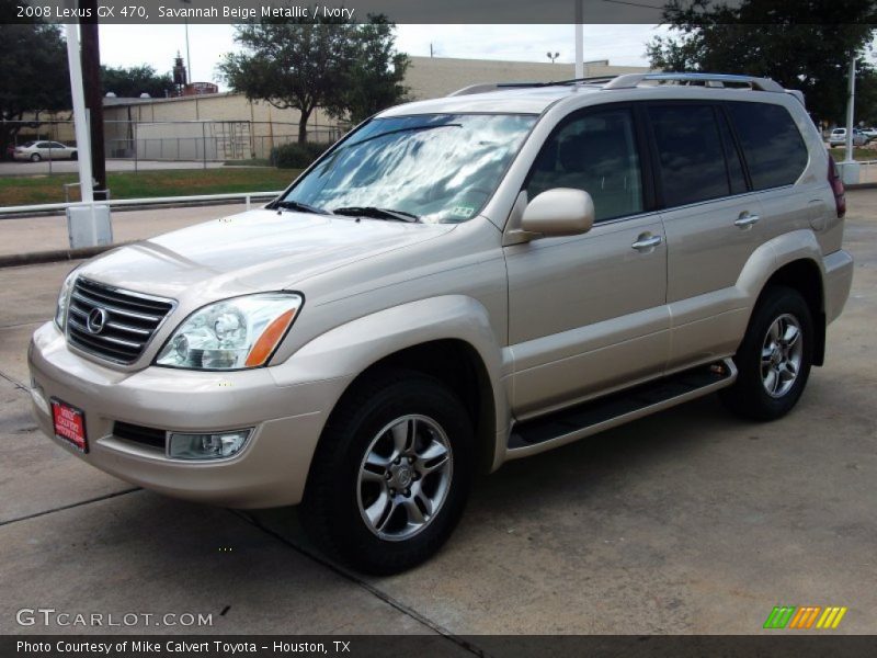 Savannah Beige Metallic / Ivory 2008 Lexus GX 470