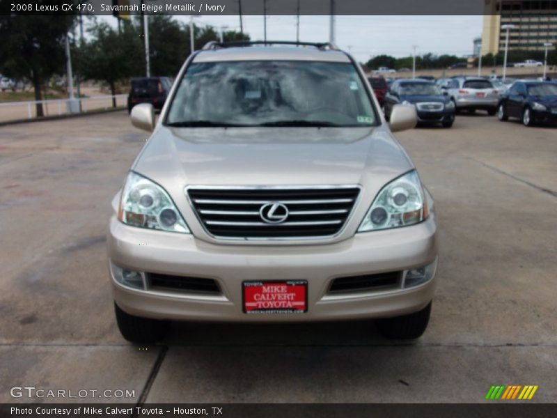 Savannah Beige Metallic / Ivory 2008 Lexus GX 470