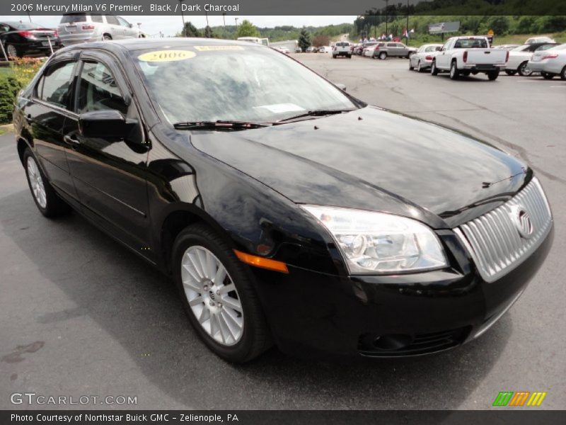 Black / Dark Charcoal 2006 Mercury Milan V6 Premier