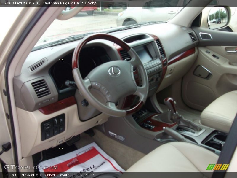 Savannah Beige Metallic / Ivory 2008 Lexus GX 470